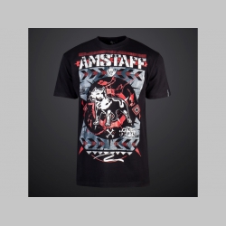 Amstaff, čierne pánske tričko AMS-0461 MAROUK